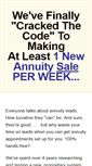 Mobile Screenshot of annuityappointments.com